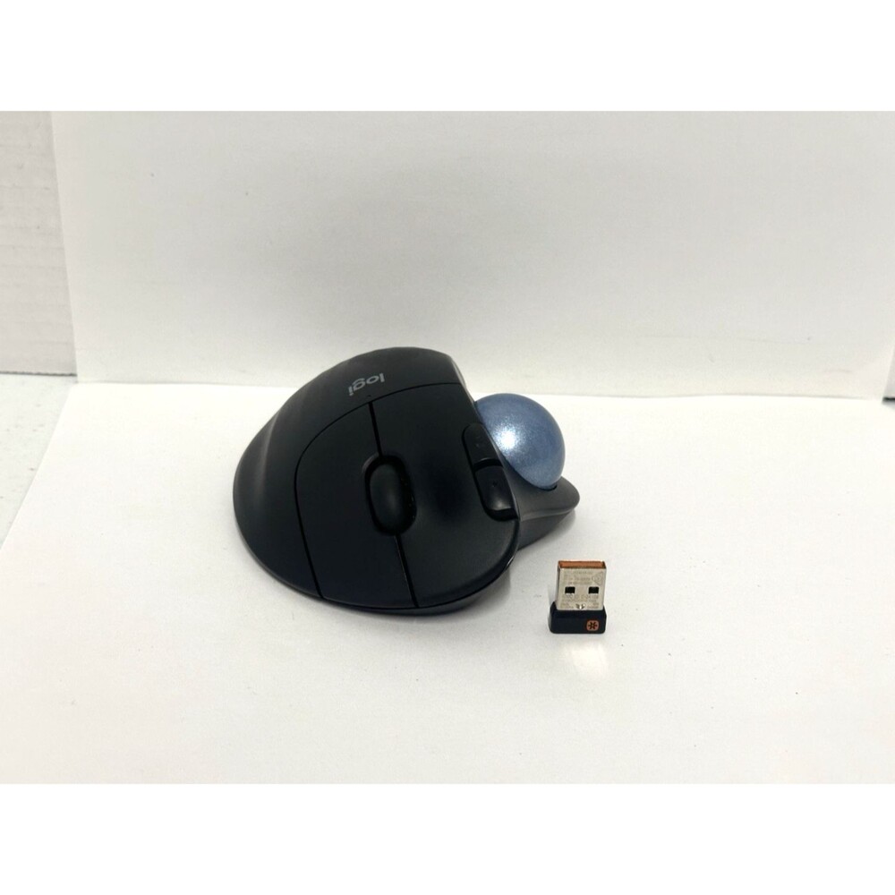 Logitech M575 Ergo Wireless Trackball Mouse Ergonomical LOGI w/ USB DONGLE